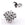 Beads wholesaler  - Pendant Medallion Heart Antique Silver Cage 31x32x16mm (1)