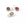 Beads wholesaler  - Tiny Charms Pendants Round Mix Tourmaline Set Silver 925 - 9x5mm (3)