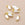 Beads Retail sales Charm Pendants shell rice beads with Golden Brass -7x4mm (8)