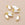 Beads wholesaler  - Charm Pendants shell rice beads with Golden Brass -7x4mm (8)