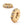 Beads wholesaler  - Heishi Rondelle Beads with Zircon Golden Brass Quality - 6x1.5mm (1)