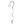 Beads Retail sales Mini squiggle bookmark with ring metal antique silver finish 85mm (1)