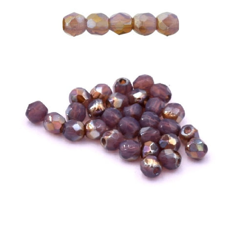 Firepolish faceted bead Milky Amethyst - Celsian 2mm (30)