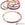 Beads wholesaler  - Horn Natural Bangle Bracelet lacquered Orange Pink - 65mm - Thickness: 3mm (1)