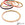 Beads Retail sales Horn Natural Bangle Bracelet Gold Leaf - 60mm - Thickness: 3mm (1)