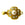 Beads wholesaler  - Crystal and pearl daisy clasp metal gold plated 11mm (1)