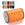 Beads wholesaler  - Brazilian Waxed Twisted Polyester Cord Orange 0.8mm - 50m spool (1)