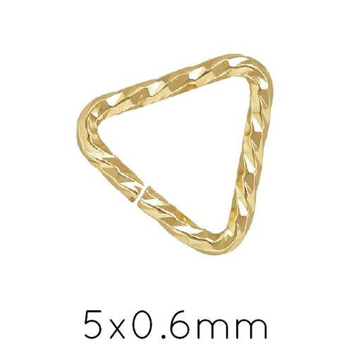 Buy Bail for Pendant Gold Filled Triangle Ribbed - 5x0,64mm (4)