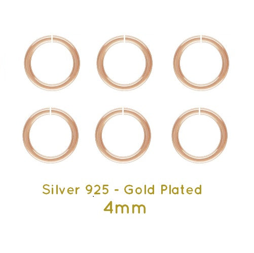 Buy Ring Junction 925 Gold Plated 1 micron - 4x0.7mm (5)