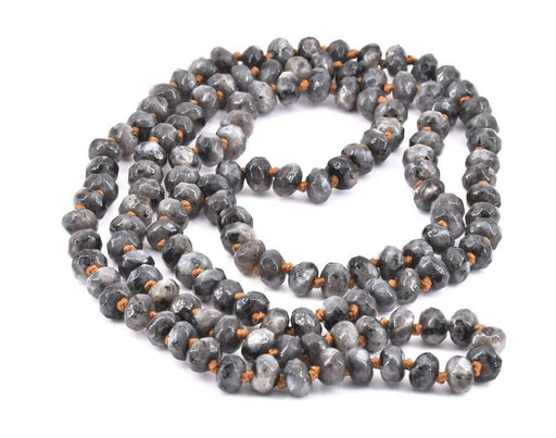 Buy Long necklace Labradorite to 5x8mm faceted length 1m (1)