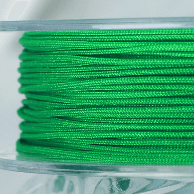 Buy Nylon braided cord high quality- 0.8mm- GREEN -(sold per roll - 25m)