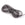 Beads wholesaler  - Cord Metallic and Polyester Black 1mm (2m)