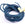 Beads wholesaler  - Leather cord Handmade twisted 2mm - Tuareg blue (50cm)