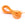 Beads wholesaler  - Snake nylon Cord Apricot Orange 1mm (5m)