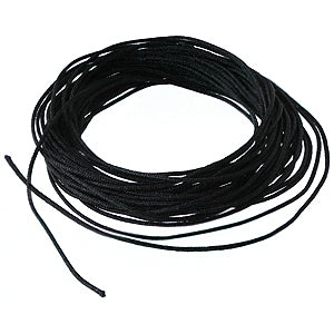 Satin cord black 0.7mm, 5m (1)