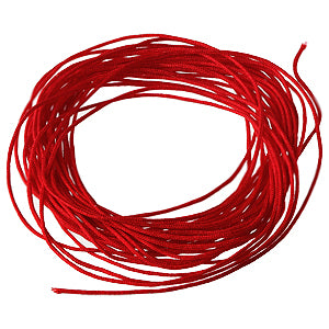 Buy Satin cord red 0.8mm, 5m (1)