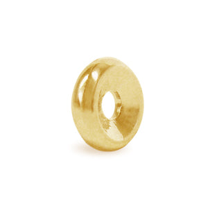 Buy Rondelle bead metal gold plated 6mm (2)