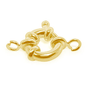 Round Clasp Nautical Gold Plated 3 Microns 11mm (1)