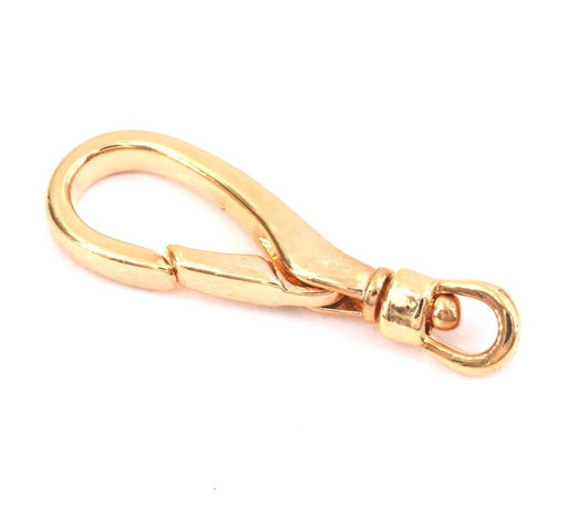 Clasp lobster With Rotating, 30mm Gold Flash (1)