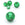 Beads wholesaler  - Murano Bead Round Green and Silver 10mm (1)