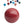 Beads wholesaler  - Preciosa Lacquered Round beads Cranberry - 6mm (20)