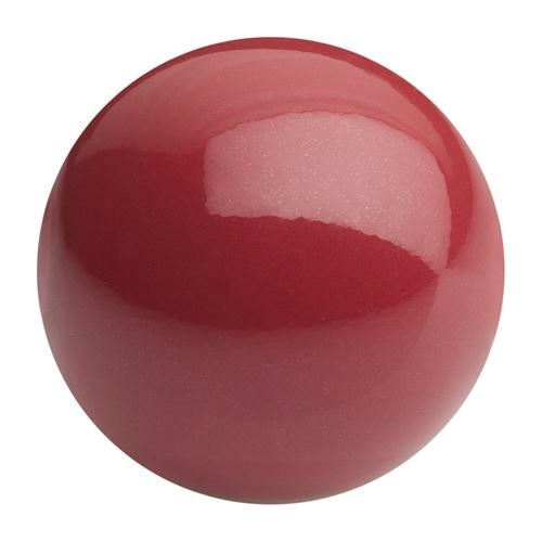 Preciosa Cranberry Round Lacquered Beads 10mm (10)