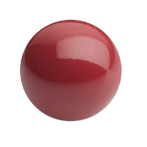 Preciosa Cranberry Round Lacquered Beads 8mm (20)