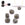 Beads wholesaler  - Nugget Beads Labradorite 12x16mm (5)