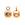Beads Retail sales Sliding Bead Rose Gold Filled - 4mm - Hole 0.5mm (1)