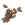 Beads Retail sales Bohemian Glass Beads Leaf Brown and Gold 11x6mm (20)