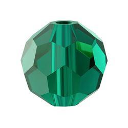 Wholesale PRECIOSA Round Bead, Simple, Emerald 50730