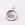 Beads wholesaler  - Round Pendant setting for cabochon 8mm Sterling silver 925 (1)