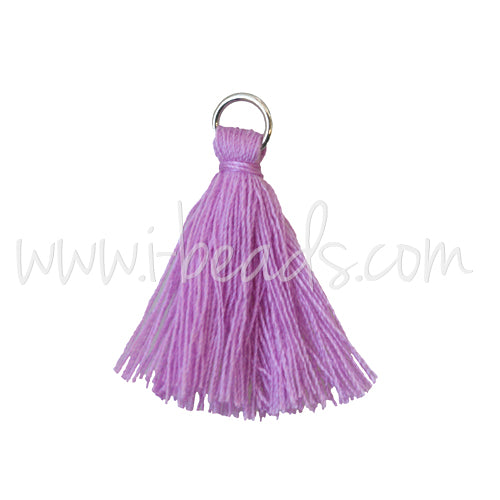 mini tassel with ring purple 25mm (1)
