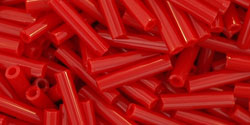 cc45 - Toho bugle beads 9mm opaque pepper red (10g)