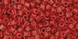 cc45 - Toho cube beads 1.5mm opaque pepper red (10g)
