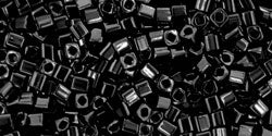 Buy cc49 - Toho cube beads 1.5mm opaque jet black (10g)
