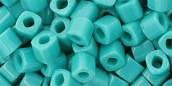 cc55 - Toho cube beads 4mm opaque turquoise (10g)