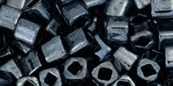 cc81 - Toho cube beads 4mm metallic hematite (10g)