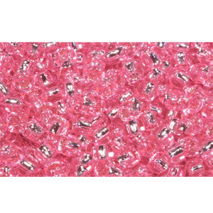 Buy cc38 - Toho beads 11/0 silver-lined pink (10g)