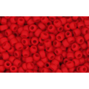 Buy cc45af - Toho beads 11/0 opaque frosted cherry (10g)
