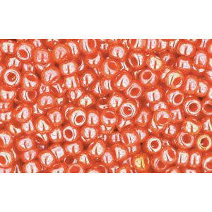 cc129 - Toho beads 11/0 opaque lustered pumpkin (10g)