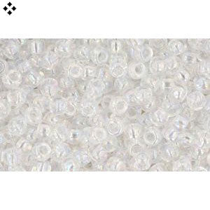Buy cc161 - Toho beads 11/0 transparent rainbow crystal (10g)