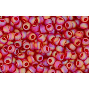 cc165cf - Toho beads 11/0 transparent rainbow frosted ruby (10g)