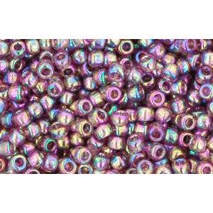 Buy cc166b - Toho beads 11/0 transparent rainbow medium amethyst (10g)