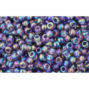 Buy cc166d - Toho beads 11/0 transparent rainbow sugar plum (10g)