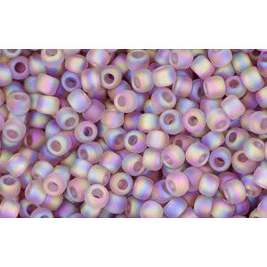 cc166bf - Toho beads 11/0 trans-rainbow frosted med amethyst (10g)