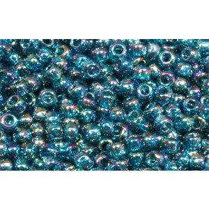 cc167bd - Toho beads 11/0 trans-rainbow teal (10g)