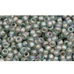 Buy cc176bf - Toho beads 11/0 trans-rainbow frosted grey (10g)