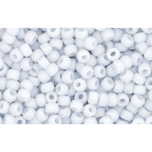 Buy cc767 - Toho beads 11/0 opaque pastel frosted light grey (10g)