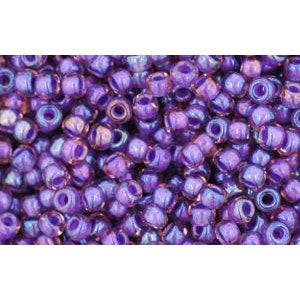 cc928 - Toho beads 11/0 rainbow rosaline/opaque purple (10g)